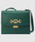 Gucci Zumi Grainy Leather Small Shoulder Bag Dark Green