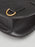 Gucci Crossbody Animalier Saddle Bag Black Leather