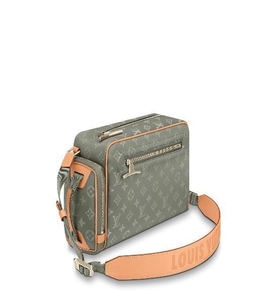 LV Camera Bag Monogram Titanium Stuffelectric