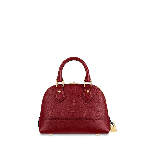 LV Neo Alma BB Monogram Empreinte Cherry Berry