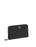 Prada Large Saffiano Leather Wallet Black Silver Hardware