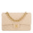 Chanel Medium Classic Handbag Beige Gold-Tone Metal