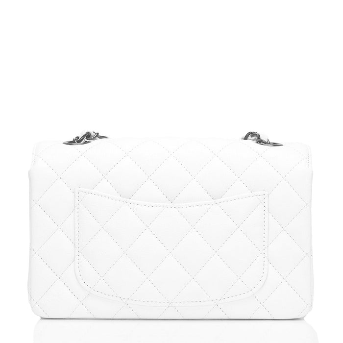 Chanel Mini Classic Rectangle Flap Bag White
