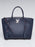 LV Lockmeto Handbag Luxury Leather Marine Rouge