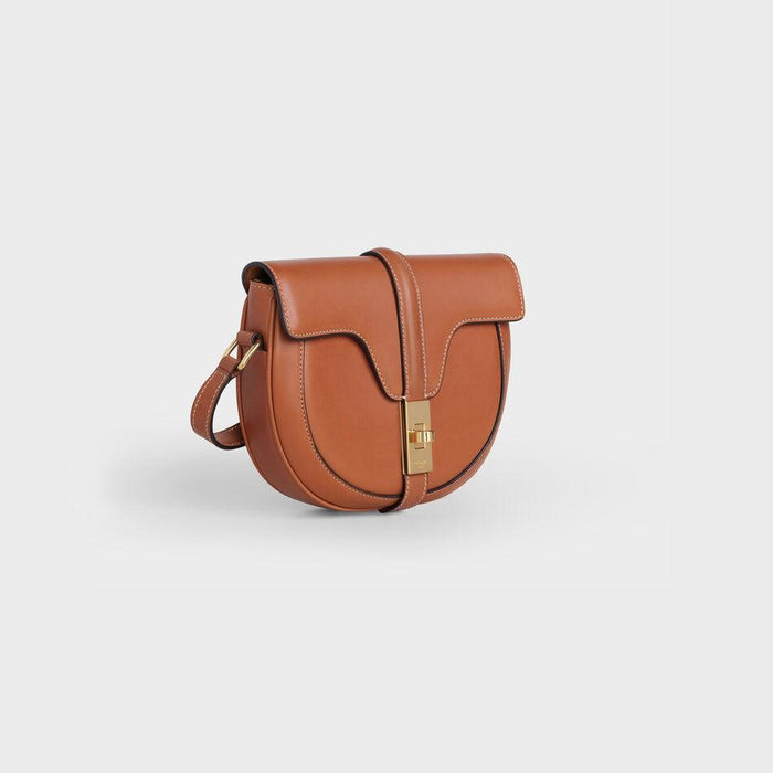 Celine Small Besace 16 Bag In Natural Calfskin Tan