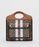 Burberry Mini Monogram Stripe E-Canvas Pocket Bag Bridle Brown