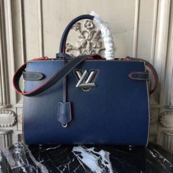 LV Twist Tote Epi Leather Indigo