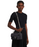 Prada Diagramme Medium Leather Bag Black