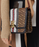 Burberry Medium Monogram Stripe E-Canvas TB Bag Bridle Brown