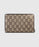 Gucci Kingsnake Print GG Supreme Zip Around Wallet Beige/Ebony