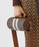 Burberry The Monogram Stripe E-canvas And Leather Barrel Bag Bridle Brown