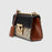 Gucci Padlock Small GG Supreme Canvas Shoulder Bag Black/Brown