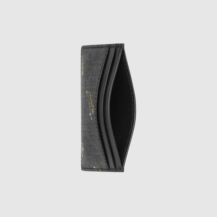 Gucci GG Card Case with Tiger Print
