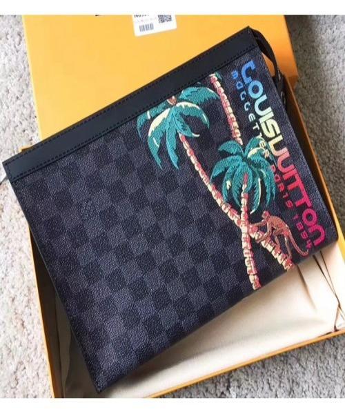 LV Pochette Voyage Damier Graphite Spring-Summer 2018