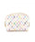 LV Multicolor Cosmetic Pouch GM White