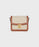 Celine Medium Triomphe Bag In Textile And Natural Calfskin
