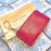 LV Key Pouch Epi Leather Coquelicot