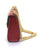 Gucci Padlock Shoulder Bag Red With Pearls