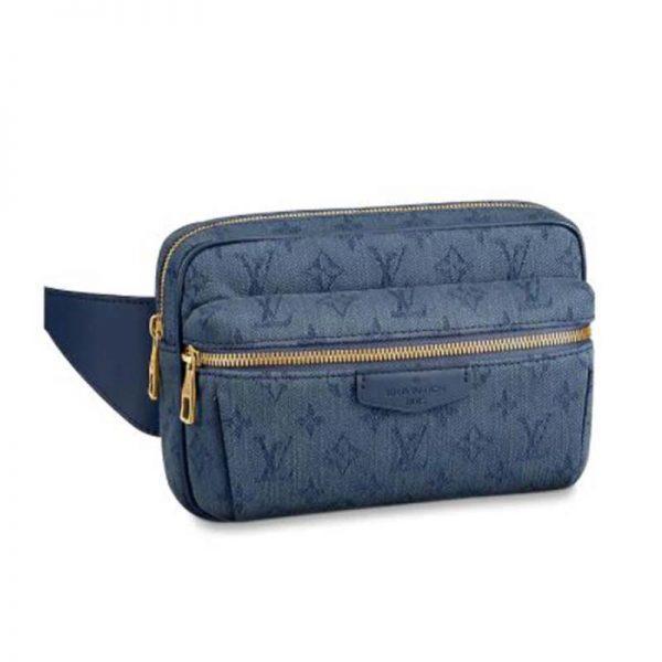 LV Outdoor Bumbag Denim Fabric Monogram Navy