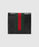 Gucci Ophidia Leather Card Case Wallet Black