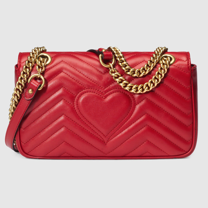 Gucci GG Marmont Small Shoulder Bag Red