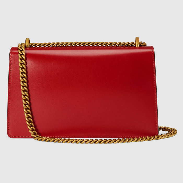 Gucci GG Marmont Leather Shoulder Bag Red
