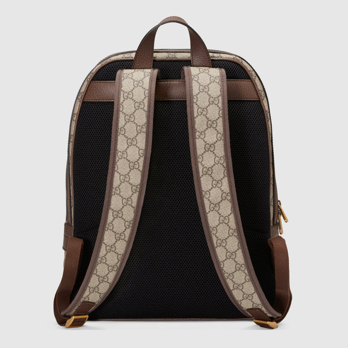 Gucci Ophidia GG Medium Backpack Beige Black