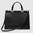 Gucci Zumi Grainy Leather Medium Top Handle Bag Black