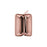 Gucci GG Leather Zip Around Wallet With Butterfly Light Pink