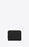 Saint Laurent Compact Zip Around Wallet Black Grain De Poudre