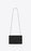 Saint Laurent Kate Medium In Grain De Poudre Embossed Leather Black