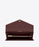 Saint Laurent Monogram Large Flap Wallet Dark Red De Poudre