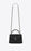 Saint Laurent Classic Medium College Monogram Black Silver-Toned