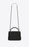 Saint Laurent Classic Medium College Monogram Black Silver-Toned