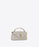 Saint Laurent Classic Medium College Monogram White Gold-Toned