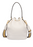 Prada Leather Bucket Bag White