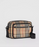 Burberry Vintage Check And Leather Crossbody Bag Archive Beige