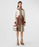 Burberry Mini Two-Tone Canvas And Leather Pocket Bag Brown