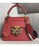 Gucci Queen Margaret Leather Bag Red