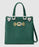 Gucci Zumi Grainy Leather Small Top Handle Bag Dark Green