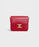 Celine Medium Triomphe Bag In Shiny Calfskin Red