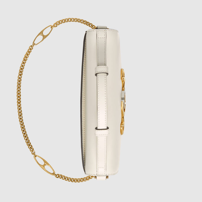 Gucci Zumi White Smooth Leather Mini Bag