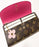 LV Emilie Wallet Monogram Rose Ballerine