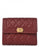 Chanel Boy Small Flap Wallet Maroon