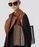 Burberry Small Monogram Stripe E-Canvas Tote Bag Brown