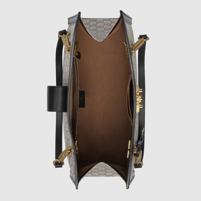 Gucci Padlock Medium GG Shoulder Beige/Ebony Black