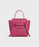 Celine Nano Belt Bag In Grained Calfskin Raspberry