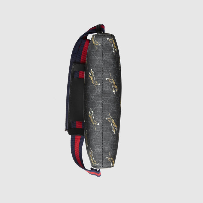 Gucci Bestiary Messenger With Tigers