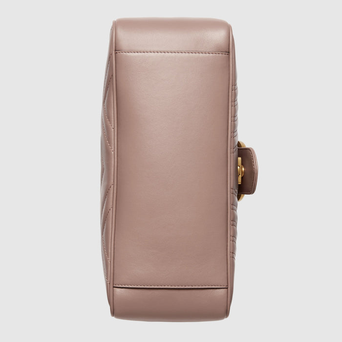Gucci GG Marmont Small Top Handle Bag Dusty Pink Matelasé