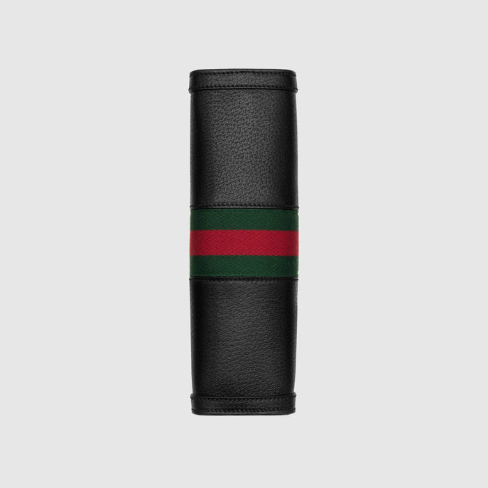 Gucci Ophidia Leather Small Shoulder Bag Black